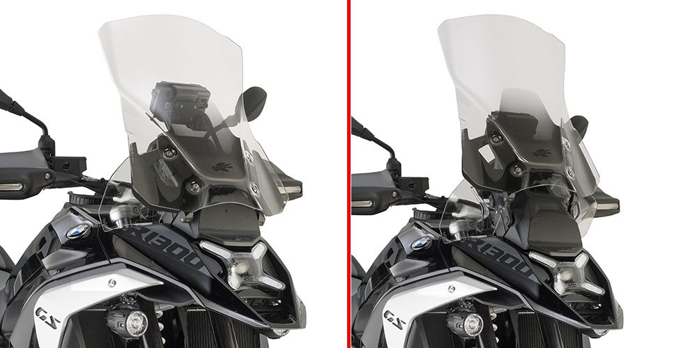 Kappa BMW R1300GS 24- vindskjerm 51x44,5cm klar