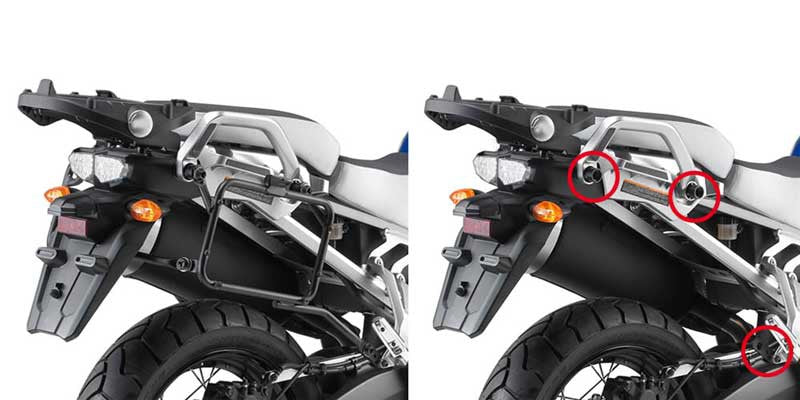 Kappa XTZ1200Z Super Teneré (10-) koffertholder (m-key)