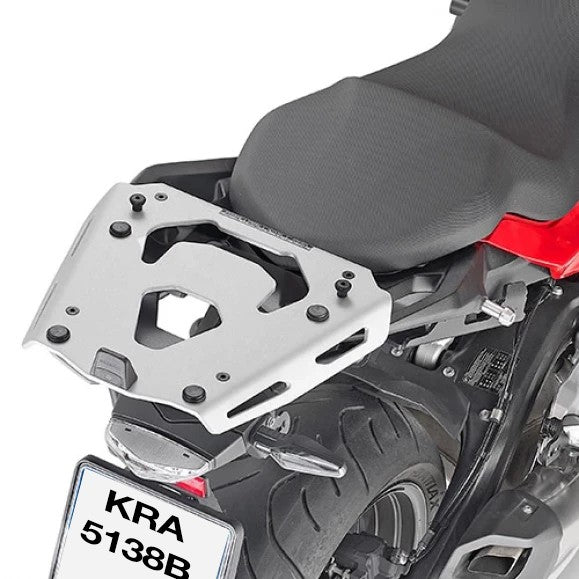 Kappa BMW S1000XR (20-) alu-brett m/fester (m-key) Sort