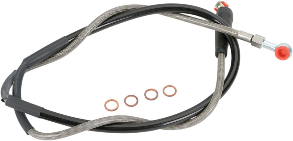 Bremseslanger stål, foran — Moose Offroad Hard-Parts K01-1-027/P-CL