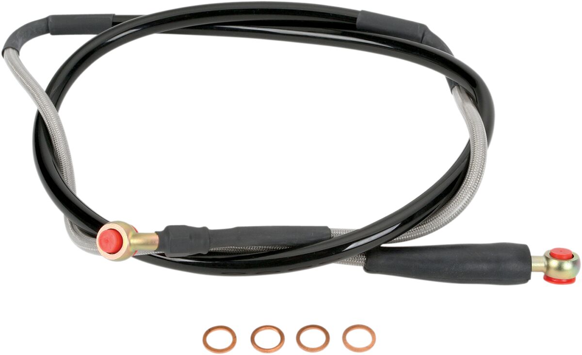Bremseslanger stål, foran til Kawasaki — Moose Offroad Hard-Parts K02-1-030/P-CL