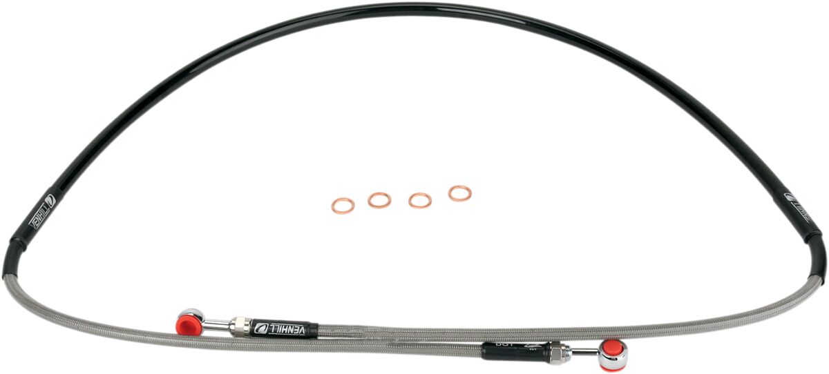 Bremseslanger stål, foran til Yamaha — Moose Offroad Hard-Parts Y01-1-048/P