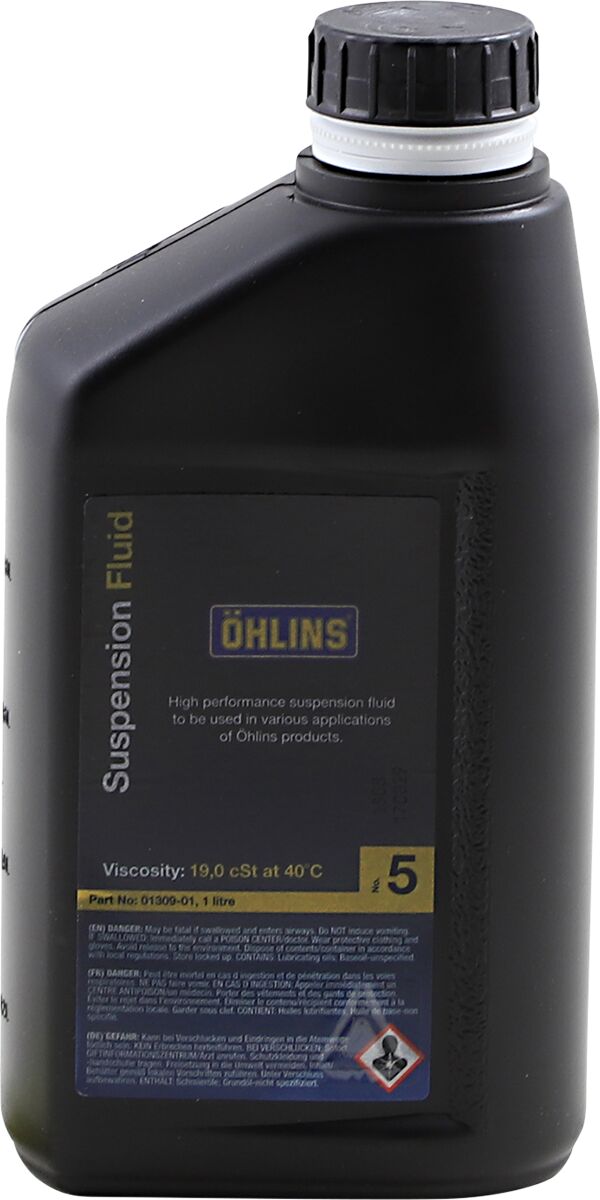 Gaffelolje 5W, 1 L — Ohlins Front Fork R& #5 Sae 7