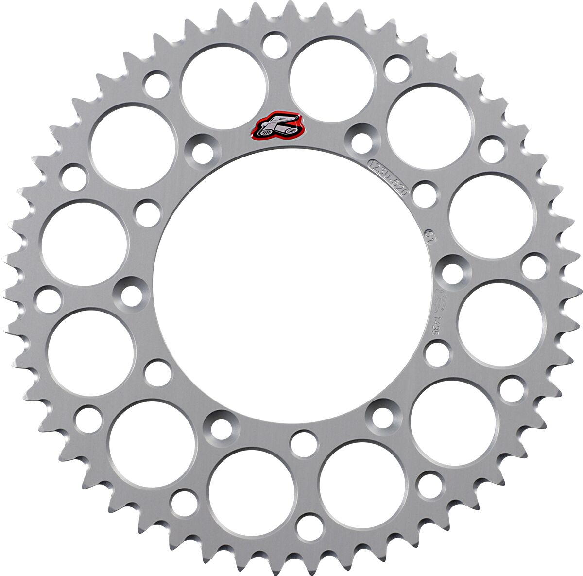 Bakdrev aluminium 520, 51T til Suzuki — Renthal 123U-520-51GYSI