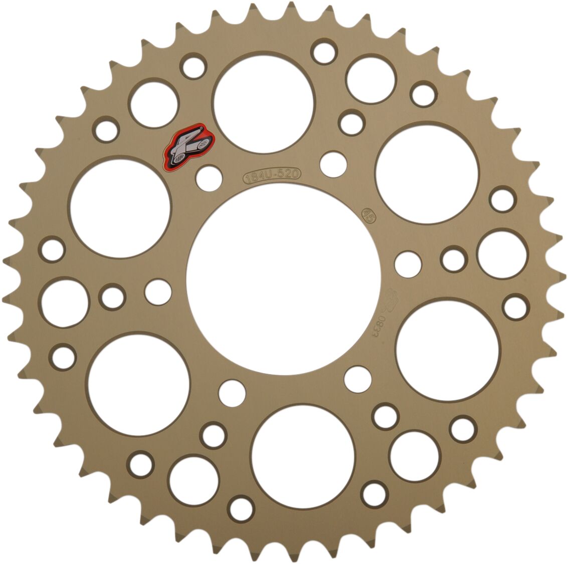Bakdrev aluminium 520, 45T til Kawasaki — Renthal 184U-520-45P-HA