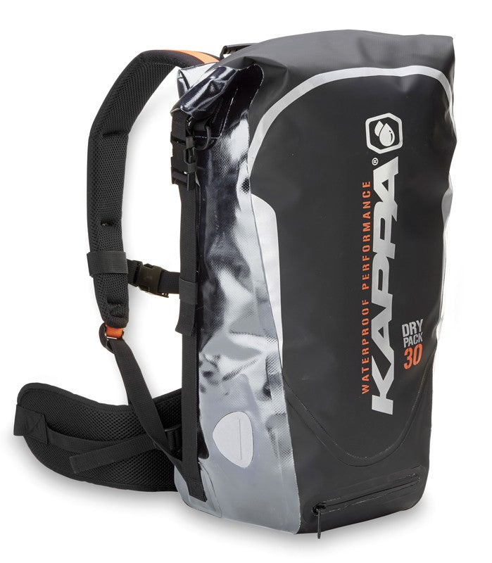 Kappa Ryggsekk (DRY pack) sølv/sort 30L