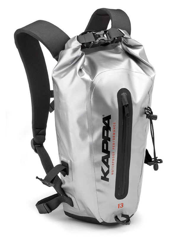 Kappa Ryggsekk (DRY pack) sort/sølv 13L