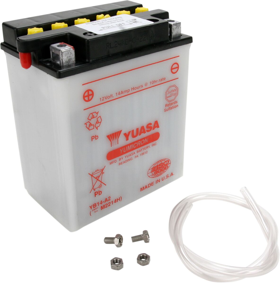 Batterier — Yuasa YB14-A2(DC)