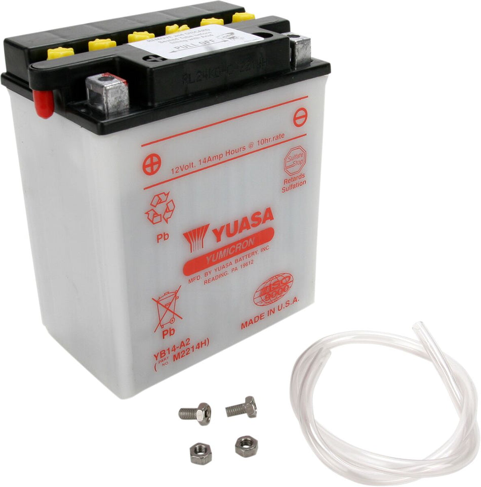 Batterier — Yuasa YB14-A2(DC)