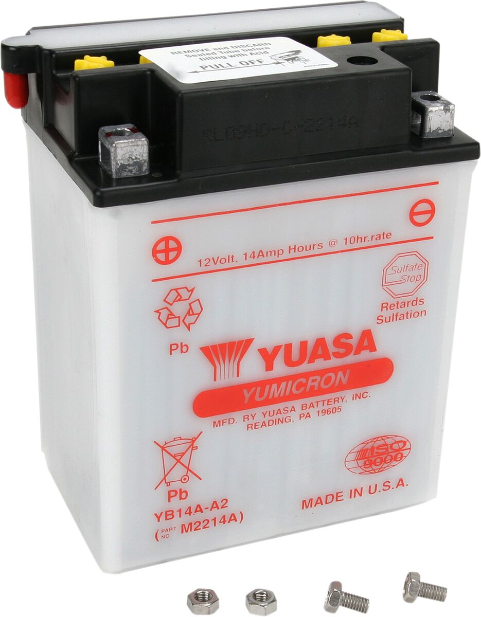Batterier — Yuasa YB14A-A2(DC)