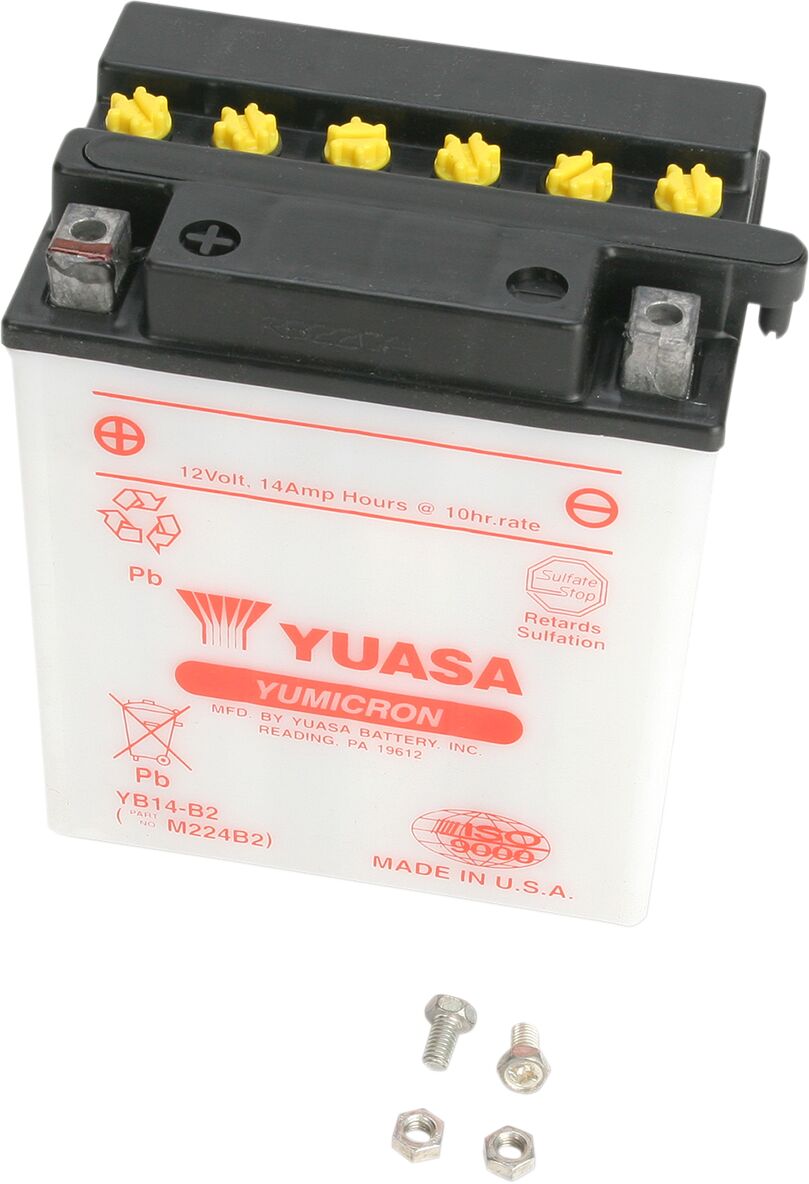 Batterier — Yuasa YB14-B2(DC)
