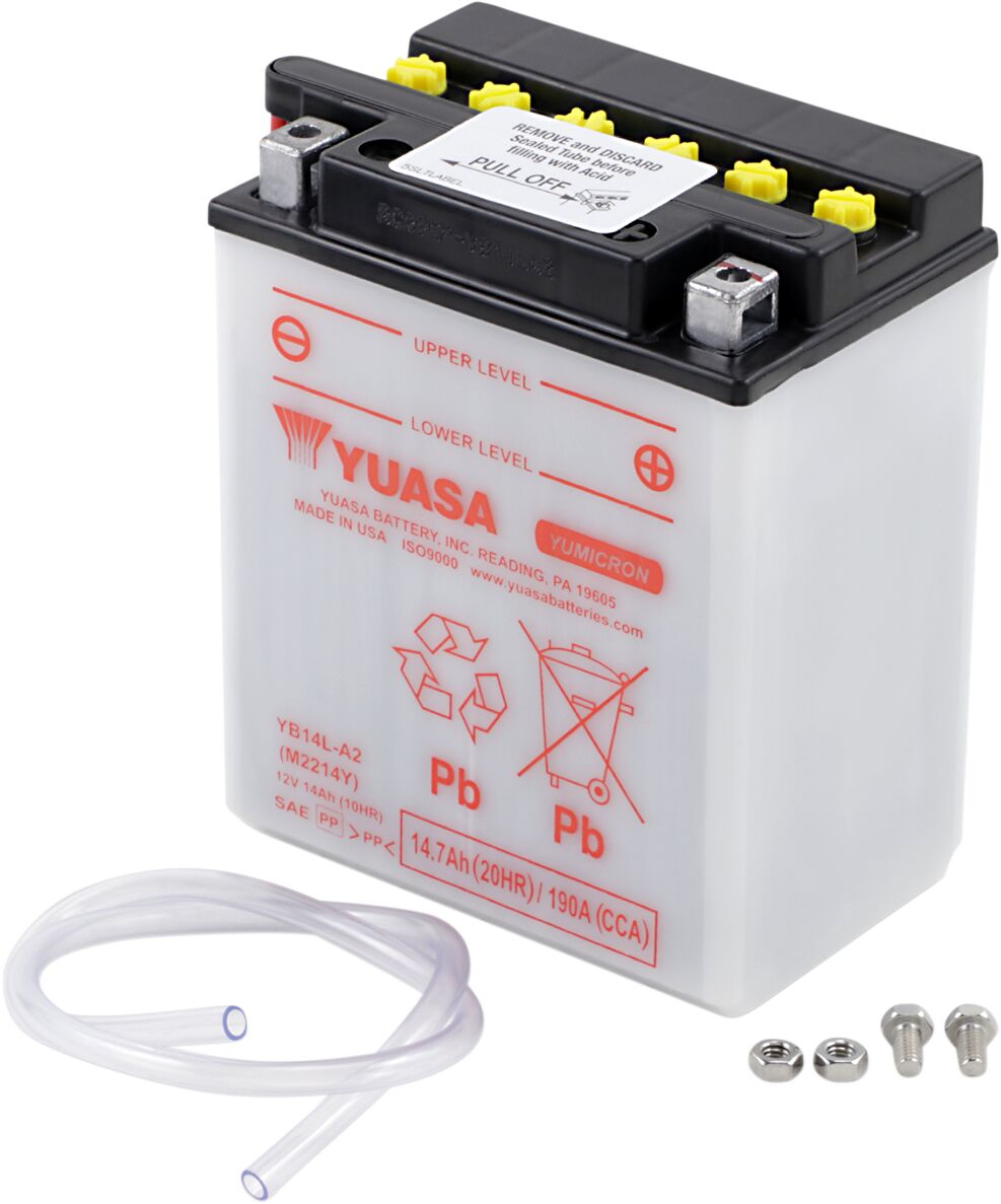 Batterier — Yuasa YB14L-A2(DC)