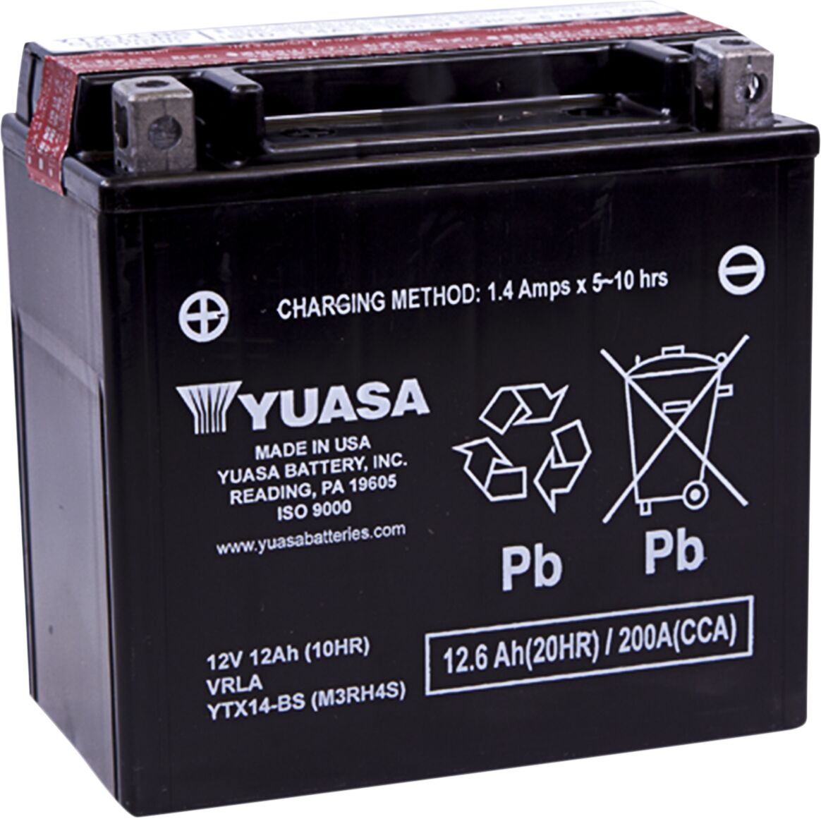Batterier — Yuasa YTX14-BS(CP)