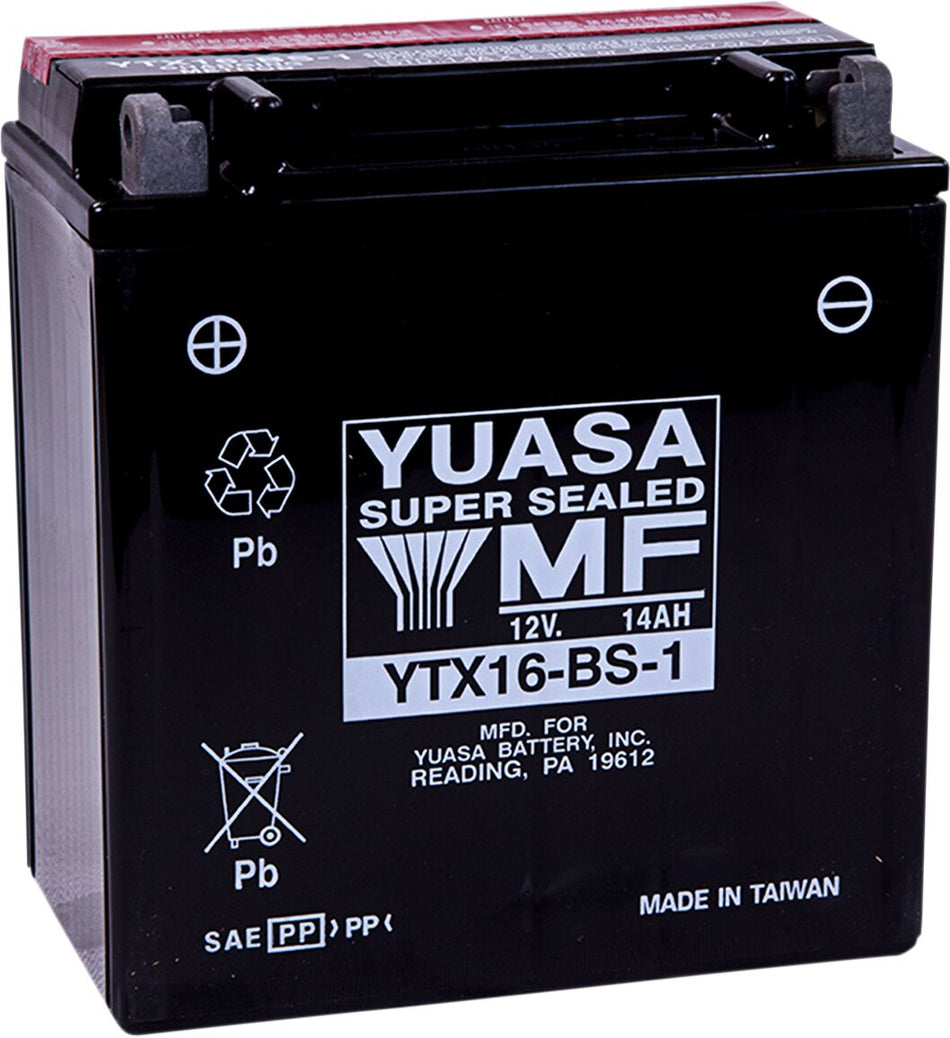 Batterier til Suzuki — Yuasa YTX16-BS-1(CP)
