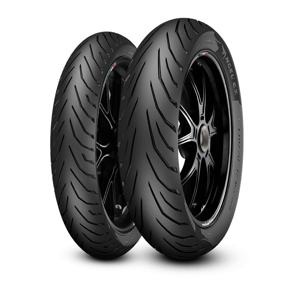 Dekksett, 100/80-17 + 140/70-17, Pirelli. Angel City